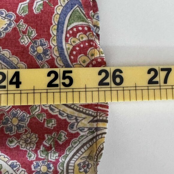 American Living Multicolor Long Sleeve Paisley Button Up Shirt Large - Picture 6 of 6